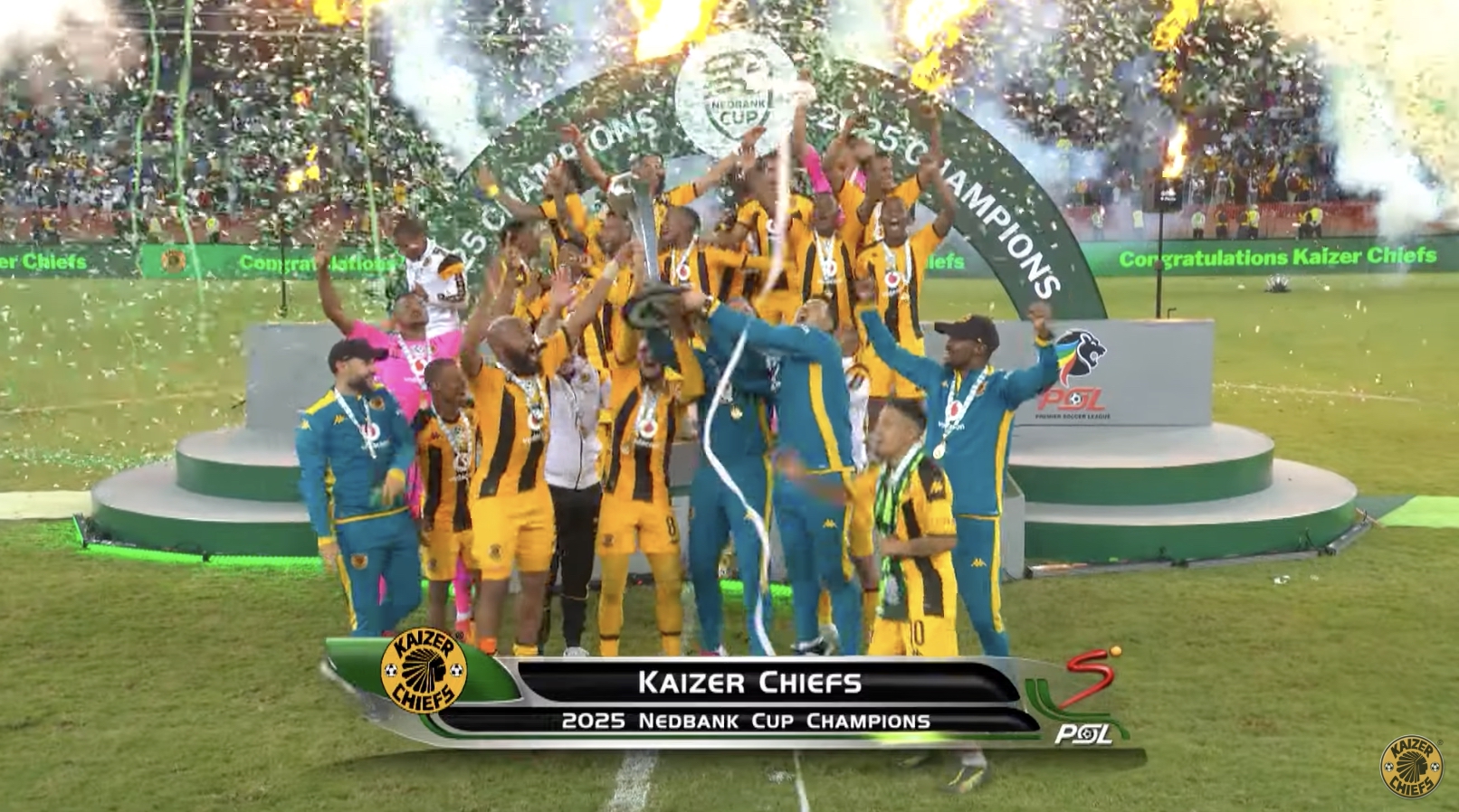 Kaizer Chiefs End 10-Year Trophy Drought in Epic Derby Win